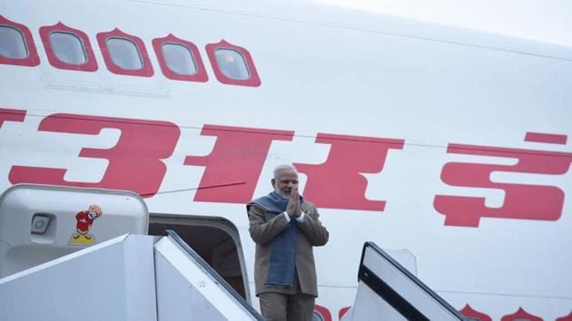 Prime Minister Narednra Modi arrived in St. Petersburg, Russia. (Twitter Photo) Prime Minister Narednra Modi arrived in St. Petersburg, Russia. (Twitter Photo)