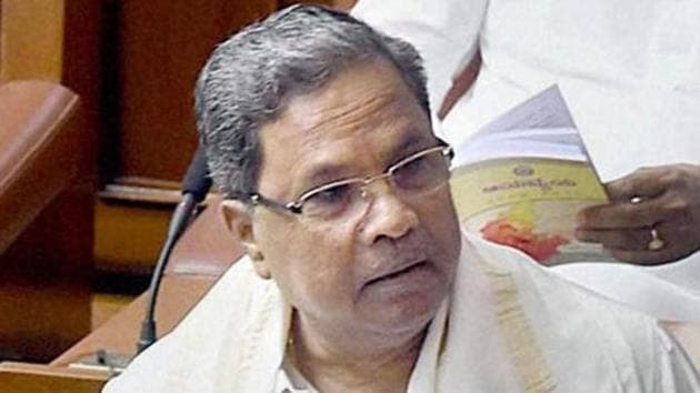 Karnataka chief minister K Siddaramaiah. (HT File Phot) Karnataka chief minister K Siddaramaiah. (HT File Phot)