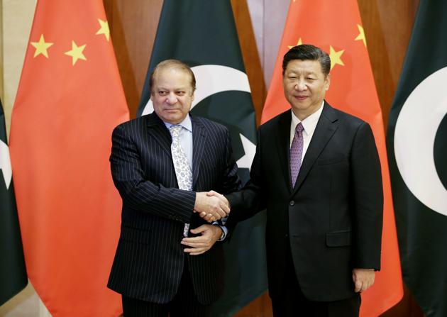 Pakistani Prime Minister Nawaz Sharif, left, shakes hands with Chinese President Xi Jinping. (AP file) Pakistani Prime Minister Nawaz Sharif, left, shakes hands with Chinese President Xi Jinping. (AP file)