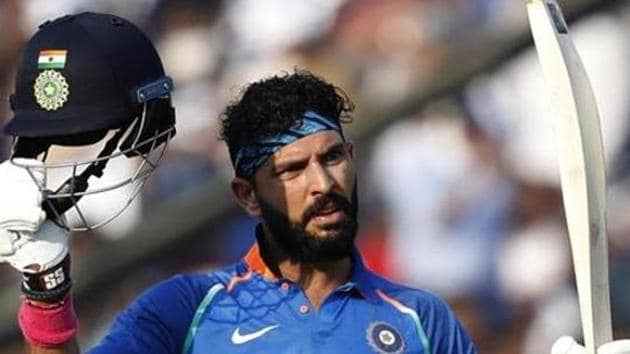 Yuvraj Singh is one of the most senior players in the Indian squad for the ICC Champions Trophy 2017.(BCCI)