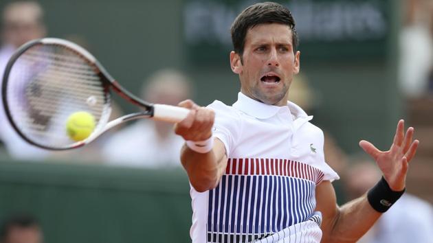 Men’s singles defending champion Novak Djokovic defeated Portugal's Joao Sousa 6-1, 6-4, 6-3 in their second round match on Wednesday. (AP) Men’s singles defending champion Novak Djokovic defeated Portugal's Joao Sousa 6-1, 6-4, 6-3 in their second round match on Wednesday. (AP)