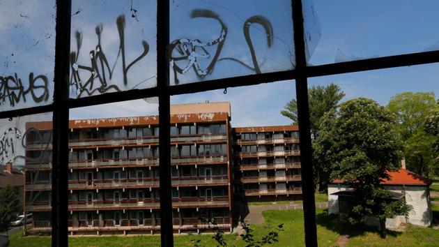 Apartments used by Russian soldiers and doctors seen at a former Soviet military hospital. (Laszlo Balogh/REUTERS) Apartments used by Russian soldiers and doctors seen at a former Soviet military hospital. (Laszlo Balogh/REUTERS)