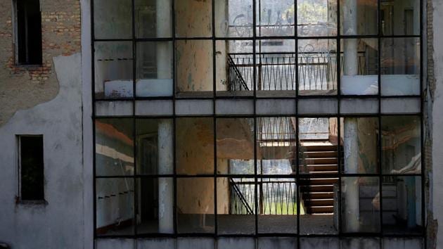 When the Russians left in 1991, all that was left was bare walls and broken windows. That marked the start of a long saga of changing ownership rights and searches, still unresolved, to find new investors. (Laszlo Balogh/REUTERS) When the Russians left in 1991, all that was left was bare walls and broken windows. That marked the start of a long saga of changing ownership rights and searches, still unresolved, to find new investors. (Laszlo Balogh/REUTERS)