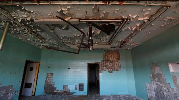 Soldiers wounded in Afghanistan were among those treated here. The 17 acre complex lies derelict with its walls crumbling, its floors torn up and its windows broken. (Laszlo Balogh/REUTERS) Soldiers wounded in Afghanistan were among those treated here. The 17 acre complex lies derelict with its walls crumbling, its floors torn up and its windows broken. (Laszlo Balogh/REUTERS)