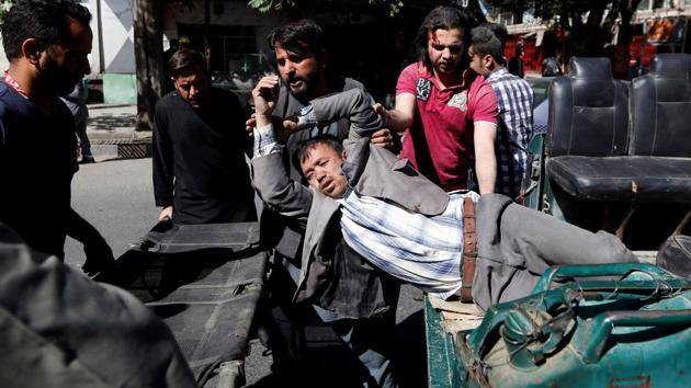 There was no immediate claim of responsibility, but the attack came as the resurgent Taliban are stepping up their annual ‘spring offensive’. (REUTERS)