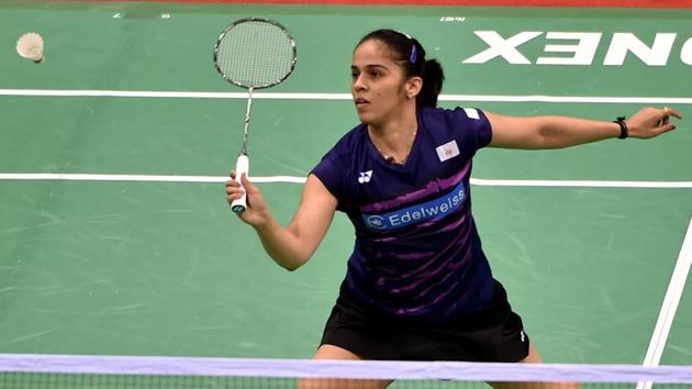 Saina Nehwal will face Malaysia’s Ying Ying Lee in the Thailand Open.(PTI)