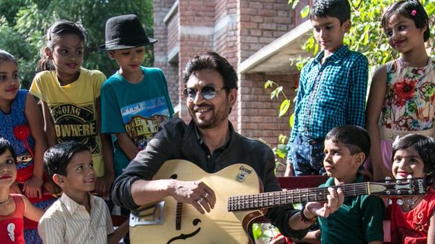 Actor Irrfan Khan is a strong believer of the role of education in a child’s life.(Raajessh Kshyap/HT)