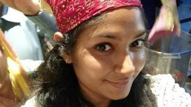 Anjali Rathour, a 23-year-old employee of the mobile handset firm Lava International Limited, was shot dead at Shatabdi Rail Vihar in Noida. Anjali Rathour, a 23-year-old employee of the mobile handset firm Lava International Limited, was shot dead at Shatabdi Rail Vihar in Noida.