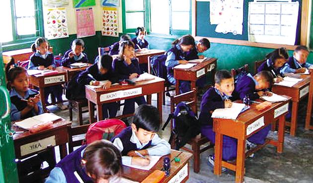 The project aimed at transforming quality of education at government-run upper primary schools was launched in November 2016 in Varanasi.(HT File Photo)