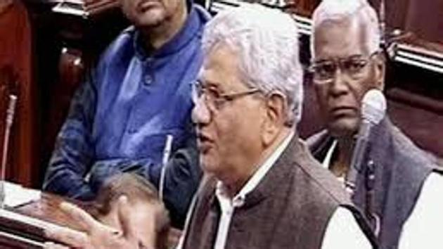 Yechury is the first general secretary of CPI(M) to represent the party in Parliament. (HT Photo) Yechury is the first general secretary of CPI(M) to represent the party in Parliament. (HT Photo)