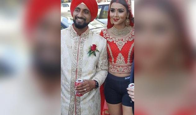 A bride who ditched the lehenga