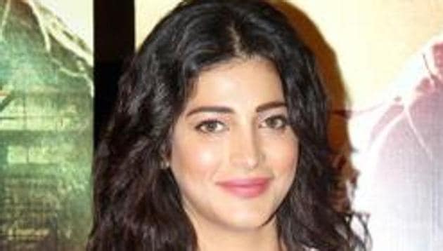 Shruti Haasan was in news for walking out of Tamil film Sangamithra, which she promoted in Cannes earlier this month. (Yogen Shah) Shruti Haasan was in news for walking out of Tamil film Sangamithra, which she promoted in Cannes earlier this month. (Yogen Shah)