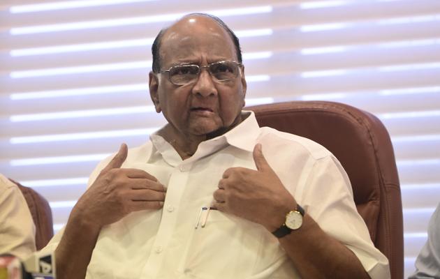 Nationalist Congress Party (NCP) chief and former union agriculture minister Sharad Pawar(HT file)