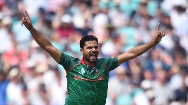 Mashrafe Mortaza, Bangladesh captain, gave his team great start as he reduced England to 6/1 by dismissing Jason Roy 6/1. (AFP) Mashrafe Mortaza, Bangladesh captain, gave his team great start as he reduced England to 6/1 by dismissing Jason Roy 6/1. (AFP)