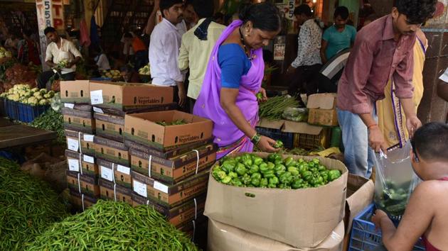 If the strike continues, city markets will face shortage of vegetable supplies. (Bachchan Kumar /HT photo) 