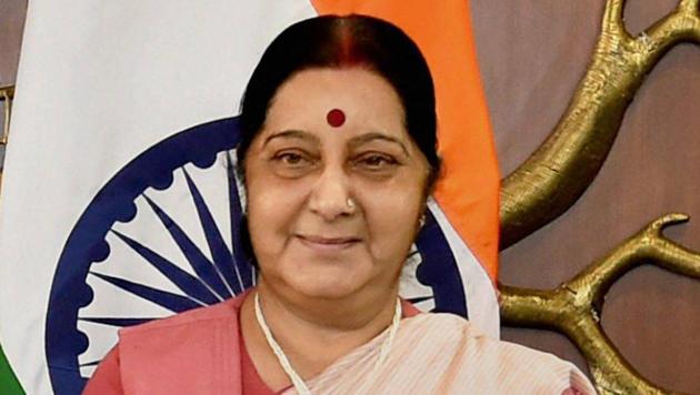 File photo of external affairs minister Sushma Swaraj. (PTI Photo) File photo of external affairs minister Sushma Swaraj. (PTI Photo)