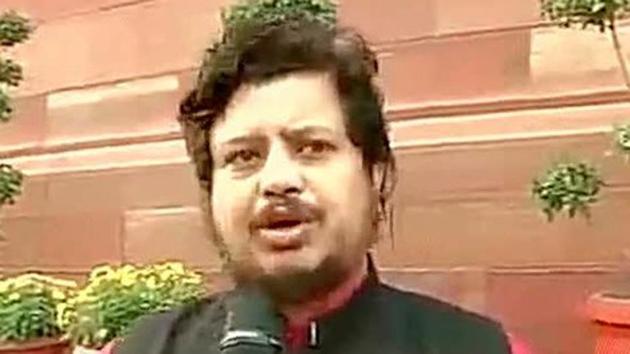 Ritabrata Banerjee was pulled up by his party after a photograph surfaced in February with him sporting a Mont Blanc pen and an Apple watch. (ANI Twitter) Ritabrata Banerjee was pulled up by his party after a photograph surfaced in February with him sporting a Mont Blanc pen and an Apple watch. (ANI Twitter)