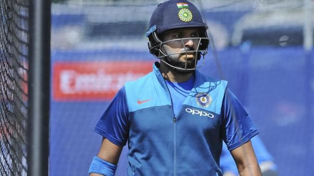 Yuvraj Singh bats during the practice session. (AP) Yuvraj Singh bats during the practice session. (AP)