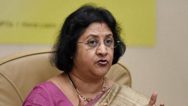 SBI chief Arundhati Bhattacharya. (HT photo) SBI chief Arundhati Bhattacharya. (HT photo)
