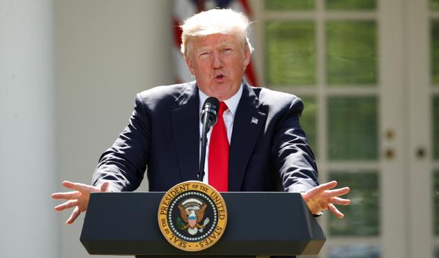 Trump said he was “elected to represent the citizens of Pittsburgh, not Paris.” (Reuters File) Trump said he was “elected to represent the citizens of Pittsburgh, not Paris.” (Reuters File)