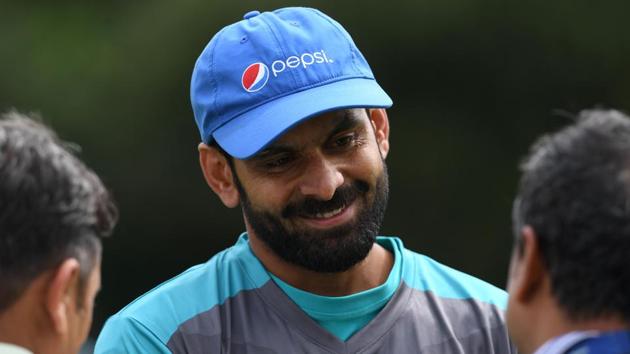 Pakistan's Mohammad Hafeez attends a nets practice session at Edgbaston cricket ground in Birmingham. (AFP) Pakistan's Mohammad Hafeez attends a nets practice session at Edgbaston cricket ground in Birmingham. (AFP)