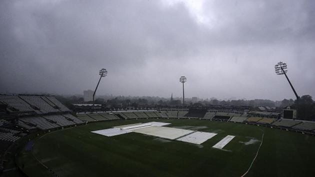 Australia - New Zealand shared a point each as rain played spoilsport in the second game of the ICC Champions Trophy at Edgbaston. Catch full cricket score of Australia vs New Zealand here (AFP/Getty Images) Australia - New Zealand shared a point each as rain played spoilsport in the second game of the ICC Champions Trophy at Edgbaston. Catch full cricket score of Australia vs New Zealand here (AFP/Getty Images)