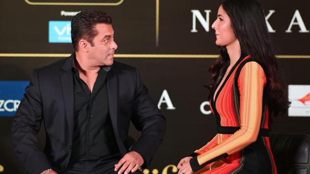 Salman Khan and Katrina Kaif at a press conference on the International Indian Film Academy Awards (iifa) in Mumbai on June 1, 2017. (AFP) Salman Khan and Katrina Kaif at a press conference on the International Indian Film Academy Awards (iifa) in Mumbai on June 1, 2017. (AFP)