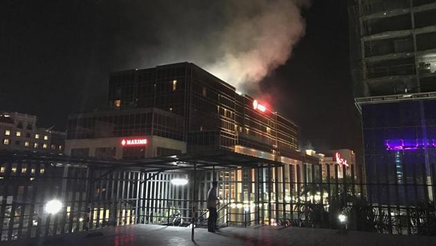 Smoke rises from the Resorts World Manila complex, early Friday, June 2, 2017, in Manila, Philippines. Gunshots and explosions rang out early Friday at a mall, casino and hotel complex near Manila's international airport in the Philippine capital, sparking a security alarm amid an ongoing Muslim militant siege in the country's south. (AP Photo) Smoke rises from the Resorts World Manila complex, early Friday, June 2, 2017, in Manila, Philippines. Gunshots and explosions rang out early Friday at a mall, casino and hotel complex near Manila's international airport in the Philippine capital, sparking a security alarm amid an ongoing Muslim militant siege in the country's south. (AP Photo)