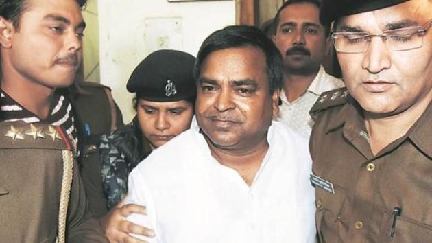 SIT filed a chargesheet against former UP minister Gayatri Prajapati accused in a rape case. (HT File Photo) SIT filed a chargesheet against former UP minister Gayatri Prajapati accused in a rape case. (HT File Photo)