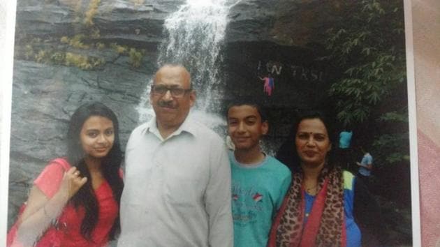 The Asian School’s Animesh Nawani (with his family), whose CGPA is perfect 10 in the CBSE Class examination, the results of which were declared on Saturday. (Handout image) The Asian School’s Animesh Nawani (with his family), whose CGPA is perfect 10 in the CBSE Class examination, the results of which were declared on Saturday. (Handout image)