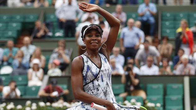 Venus Williams dropped just four games during her win over Belgium's Elise Mertens. (AP) Venus Williams dropped just four games during her win over Belgium's Elise Mertens. (AP)