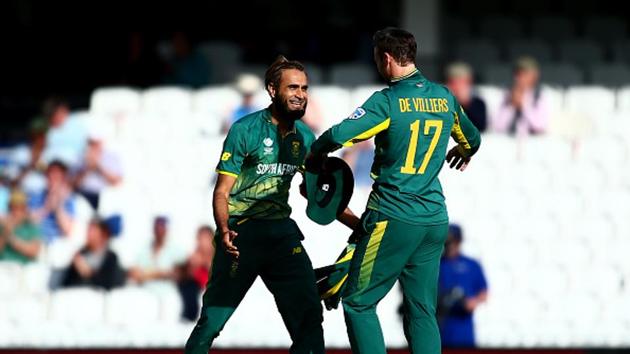 Riding on Hashim Amla’s 25th ODI ton and Imran Tahir’s four-wicket haul, South Africa defeated Sri Lanka by 96 runs in the third game of the ICC Champions Trophy 2017 at The Oval. (Getty Images) Riding on Hashim Amla’s 25th ODI ton and Imran Tahir’s four-wicket haul, South Africa defeated Sri Lanka by 96 runs in the third game of the ICC Champions Trophy 2017 at The Oval. (Getty Images)