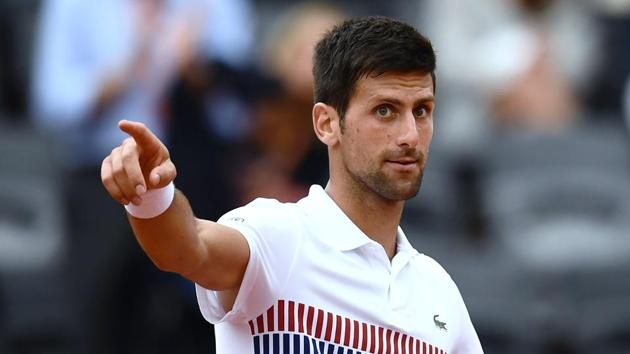 Novak Djokovic had to toil hard against Argentina's Diego Schwartzman, eventually prevailing in four sets. (AFP) Novak Djokovic had to toil hard against Argentina's Diego Schwartzman, eventually prevailing in four sets. (AFP)