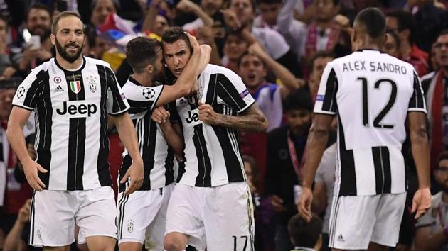 Real’s joy was short-lived as Mario Mandzukic scored from a superb overhead kick to level the proceedings. (AFP) Real’s joy was short-lived as Mario Mandzukic scored from a superb overhead kick to level the proceedings. (AFP)