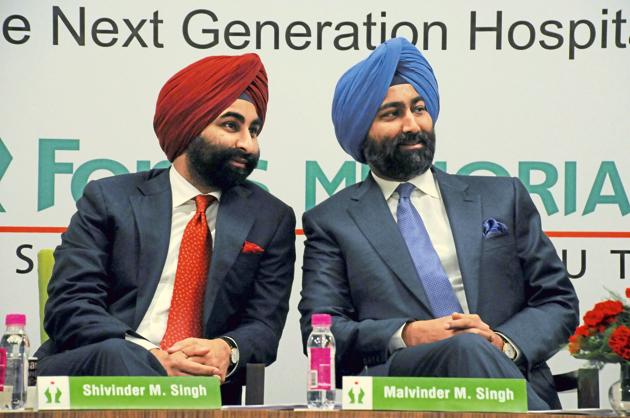 Malvinder Singh and Shivinder Singh are the original promoters of Ranbaxy and Fortis. (HT File Photo) Malvinder Singh and Shivinder Singh are the original promoters of Ranbaxy and Fortis. (HT File Photo)