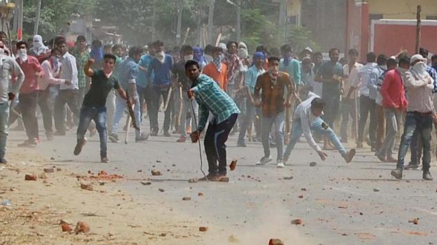 Caste violence rocked Shabbirpur village in Saharanpur district of Uttar Pradesh. (Shankar Shukla/HT Photo) Caste violence rocked Shabbirpur village in Saharanpur district of Uttar Pradesh. (Shankar Shukla/HT Photo)
