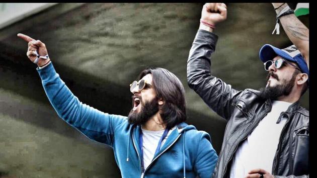 Ranveer Singh was present at the Edgbaston Cricket Stadium during India vs Pakistan ICC Champions Trophy 2017 clash. (Twitter) Ranveer Singh was present at the Edgbaston Cricket Stadium during India vs Pakistan ICC Champions Trophy 2017 clash. (Twitter)