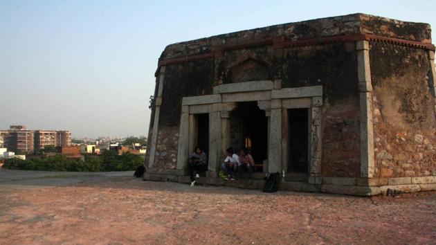 Having survived many transformations, Bijay Mandal, or what is left of it, is like a difficult poem with its first and last verses missing. (Mayank Austen Soofi / HT Photo) Having survived many transformations, Bijay Mandal, or what is left of it, is like a difficult poem with its first and last verses missing. (Mayank Austen Soofi / HT Photo)
