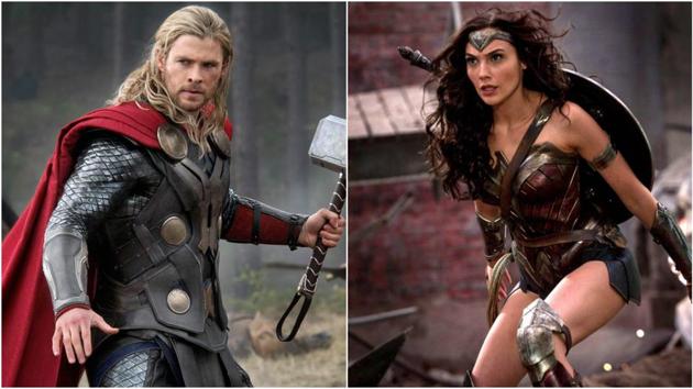 Gal Gadot Asked Chris Hemsworth Who Would Win A Fight Between Thor And Wonder Woman Hindustan Times