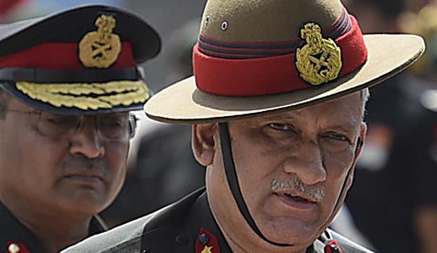Army Chief Bipin Rawat has confirmed that the Indian Army is contemplating opening up combat positions for women. A few months ago, President Pranab Mukherjee had announced that the army was considering inducting women in every fighting stream of the armed forces. (Raj K Raj/HT PHOTO) Army Chief Bipin Rawat has confirmed that the Indian Army is contemplating opening up combat positions for women. A few months ago, President Pranab Mukherjee had announced that the army was considering inducting women in every fighting stream of the armed forces. (Raj K Raj/HT PHOTO)