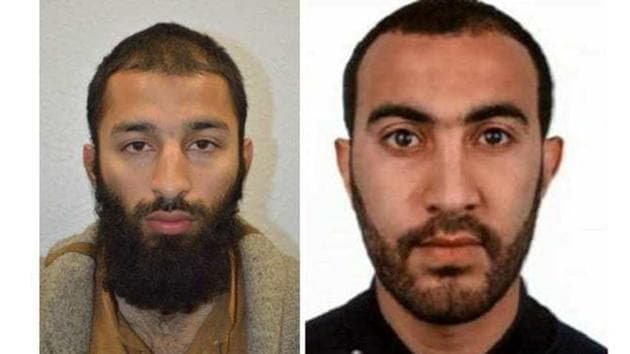 This undated handout photo provided by the Metropolitan Police shows Khuram Shazad Butt (left) and Rachid Redouane. Police have named two of the London Bridge attack suspects as Khuram Shazad Butt and Rachid Redouane. (Metropolitan Police via AP) This undated handout photo provided by the Metropolitan Police shows Khuram Shazad Butt (left) and Rachid Redouane. Police have named two of the London Bridge attack suspects as Khuram Shazad Butt and Rachid Redouane. (Metropolitan Police via AP)