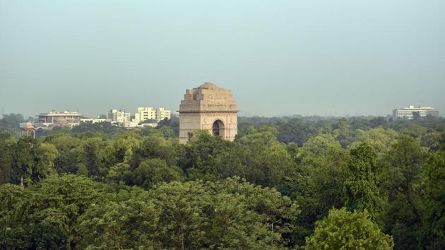 The government and local authorities claim that during plantation drives the focus is on trees which flourish in the city and not how they look (Ravi Choudhary/HT PHOTO) The government and local authorities claim that during plantation drives the focus is on trees which flourish in the city and not how they look (Ravi Choudhary/HT PHOTO)