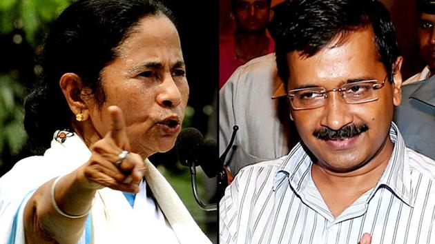 West Bengal chief minister Mamata Banerjee and her Delhi counterpart Arvind Kejriwal hit out at the Centre for the CBI raids on NDTV promoter Prannoy Roy.