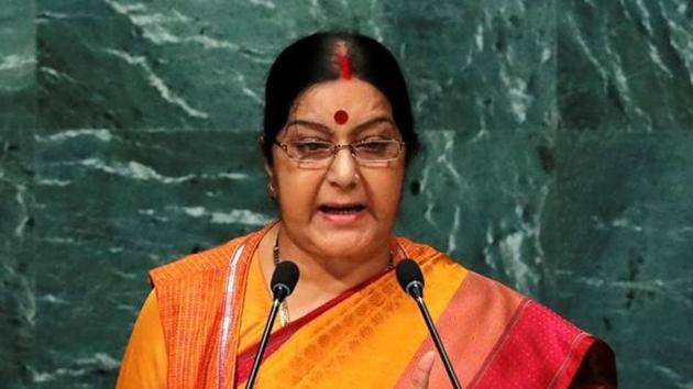 External affairs minister Sushma Swaraj. (Reuters File Photo) External affairs minister Sushma Swaraj. (Reuters File Photo)