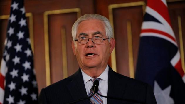 US secretary of state Rex Tillerson. (Reuters Photo) US secretary of state Rex Tillerson. (Reuters Photo)