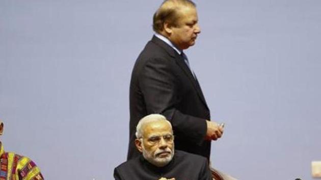 PM Modi with Pakistan Prime Minister Nawaz Sharif at SAARC summit. (Reuters File Photo) PM Modi with Pakistan Prime Minister Nawaz Sharif at SAARC summit. (Reuters File Photo)