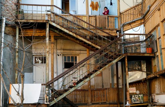 Its diverse architecture encompasses Eastern Orthodox churches, ornate art nouveau buildings and Soviet Modernist structures (David Mdzinarishvili / REUTERS) Its diverse architecture encompasses Eastern Orthodox churches, ornate art nouveau buildings and Soviet Modernist structures (David Mdzinarishvili / REUTERS)