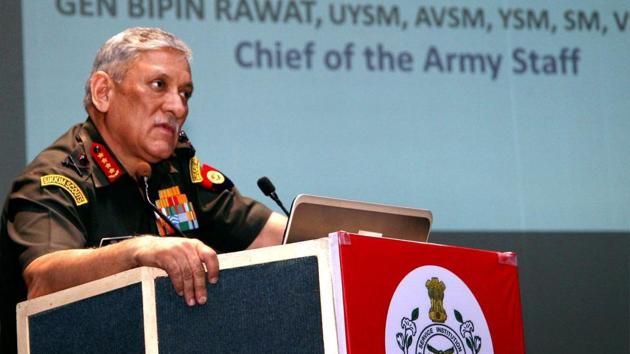 It said army chief Bipin Rawat had let down the high professional standards of the army.(File Photo)