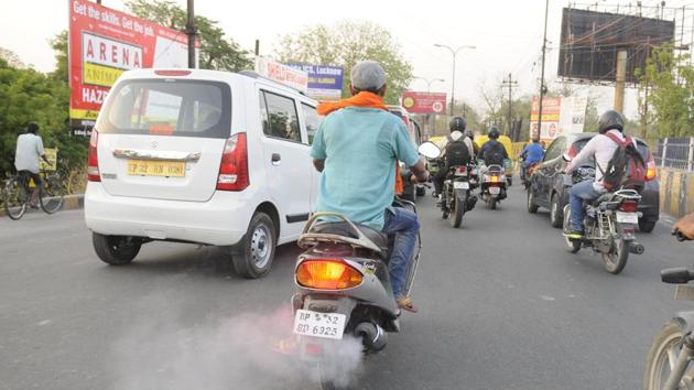 The maximum 24-hour mean of PM2.5 was observed in Indira Nagar.(HT Photo)