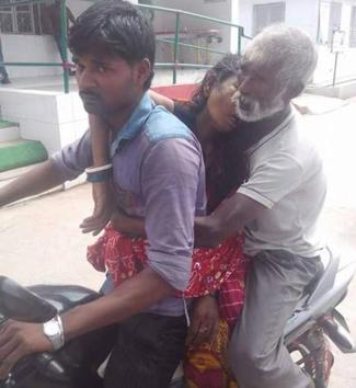 A daily wager carries the body of his wife on a motorbike, driven by his son in Purnia. (HT file photo) A daily wager carries the body of his wife on a motorbike, driven by his son in Purnia. (HT file photo)